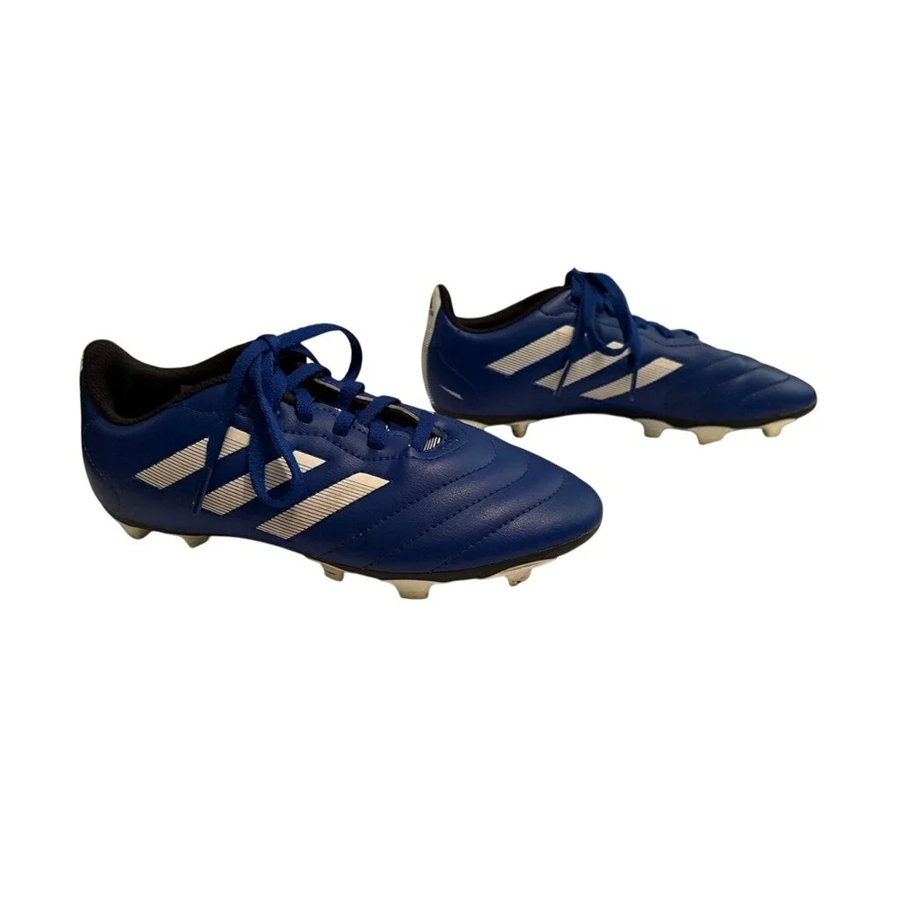 Adidas SGC Goletto VIII FG Blue Soccer Cleats Shoes 3 Team Sports Utility KIDS